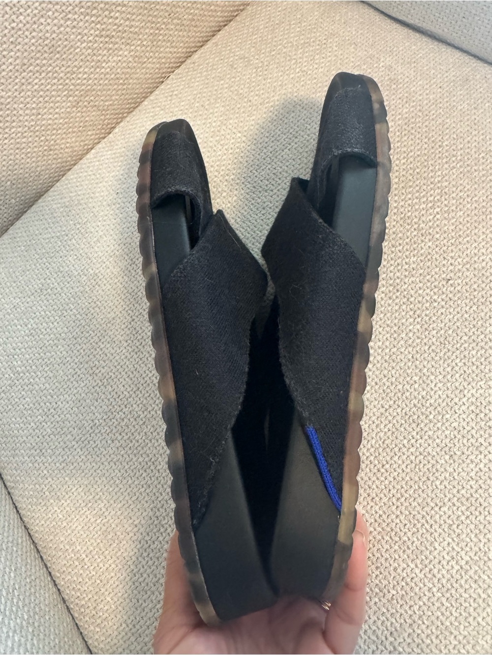 Rothys EUC The Weekend Slide Black Size 10.5 - Picture 5 of 11